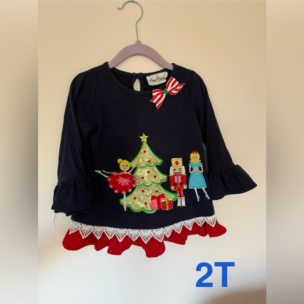 Rare Edition, 2T, toddler girl Nutcracker Christmas shirt